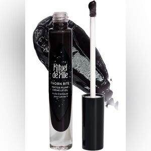 BNIB Rituel de Fille Thorn Bite Peptide Plump Crème Lip Oil in Black Thorn